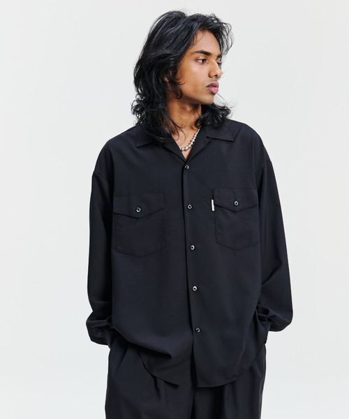 COOTIE PRODUCTIONS(クーティープロダクションズ)の「T/W L/S Scout Shirt(シャツ/ブラウス・メンズ・ブラック・X-LARGE/SMALL/LARGE/MEDIUM)」の3枚目の写真