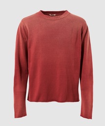 KHOKI（コッキ）の「Vintage-effect cotton knit pullover（ニット/セーター）」