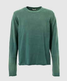 KHOKI（コッキ）の「Vintage-effect cotton knit pullover（ニット/セーター）」
