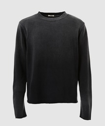 KHOKI（コッキ）の「Vintage-effect cotton knit pullover（ニット/セーター）」