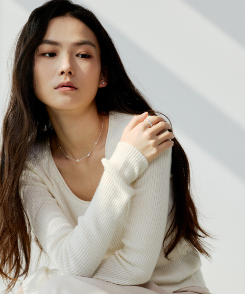 SILVERTAG（シルバータグ）の「BRF-26SS2 アクアマリンエーテルシルバーリング（リング・レディース・その他・FREE）」の5枚目の写真
