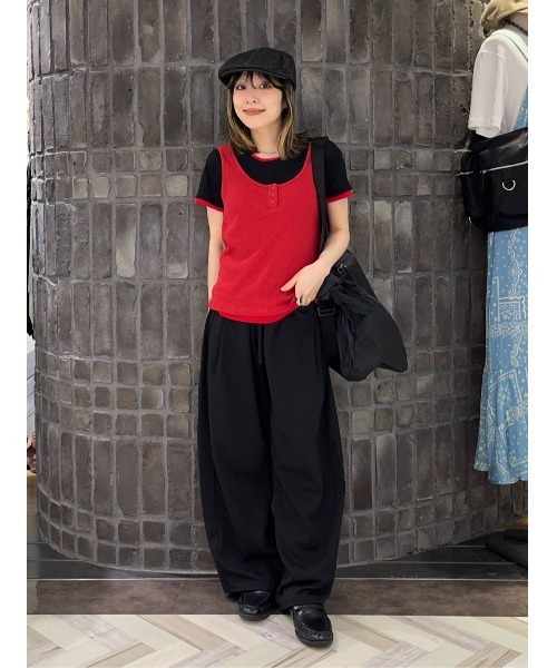 JEANASIS(ジーナシス)の「チュールレイヤーバイカラーTEE/782879(Tシャツ/カットソー・レディース・ブルー系その他/グレー系その他/ブラック系その他・FREE)」の15枚目の写真