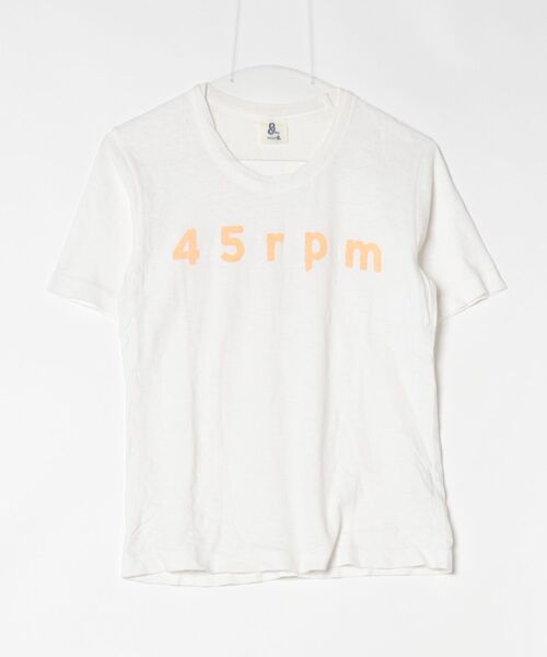 最終お値下げ　新品45R白Tシャツ ブランド古着】45R｜フォーティファイブアールのTシャツ/カットソー