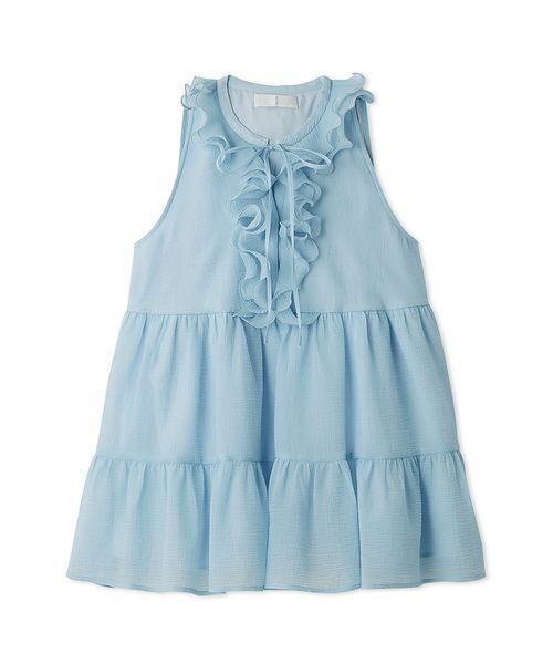 CELFORD（セルフォード）の「【WEB限定カラー】ラッフルフリルネックブラウス（シャツ/ブラウス・レディース・ブラック/ピンクベージュ/サックスブルー/ドット・F）」の17枚目の写真
