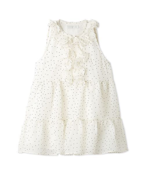 CELFORD（セルフォード）の「【WEB限定カラー】ラッフルフリルネックブラウス（シャツ/ブラウス・レディース・ブラック/ピンクベージュ/サックスブルー/ドット・F）」の16枚目の写真