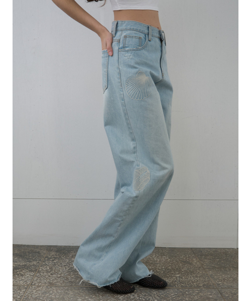 Kijun(キジュン)の「Seashore Jeans Light Blue(デニムパンツ・レディース・その他・SMALL/MEDIUM/LARGE)」の2枚目の写真