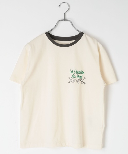 LEPSIM（レプシィム）の「HorseプリントT　668101（Tシャツ/カットソー・レディース・アイボリー/チャコールグレー/オフホワイト・FREE）」の3枚目の写真