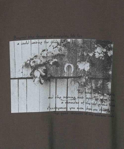 LEPSIM（レプシィム）の「HorseプリントT　668101（Tシャツ/カットソー・レディース・アイボリー/チャコールグレー/オフホワイト・FREE）」の11枚目の写真