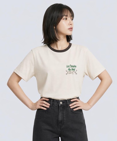 LEPSIM(レプシィム)の「HorseプリントT 668101(Tシャツ/カットソー・レディース・アイボリー/チャコールグレー/オフホワイト・FREE)」の16枚目の写真