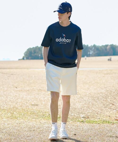 adabat（アダバット）の「【ADABAT NAVY】吸水速乾/UVカット/接触冷感/防しわ フルダルハーフパンツ（その他パンツ・メンズ・ホワイト・46/50/48）」の6枚目の写真