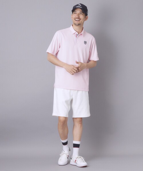 adabat（アダバット）の「【ADABAT NAVY】吸水速乾/UVカット/接触冷感/防しわ フルダルハーフパンツ（その他パンツ・メンズ・ホワイト・46/50/48）」の9枚目の写真