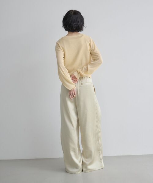kivi(キヴィ)の「【セットアイテム】タンクトップSETカーデ(カーディガン/ボレロ・レディース・ライトグレー/ライトイエロー/ブラック・FREE)」の6枚目の写真