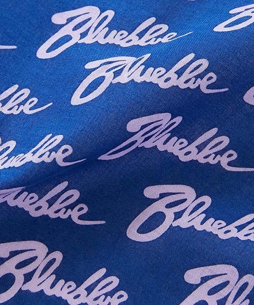 BLUE BLUE(ブルーブルー)の「ブギー BLUE BLUE バンダナ(バンダナ/スカーフ・メンズ・ネイビー/ブラック・ONE SIZE)」の4枚目の写真