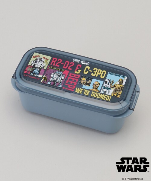 STAR WARS２セット脚置き場付き　12,000円→10,000円 ラク洗2段ランチボックス R2-D2&C-3PO ＜STAR WARS スター・ウォーズ