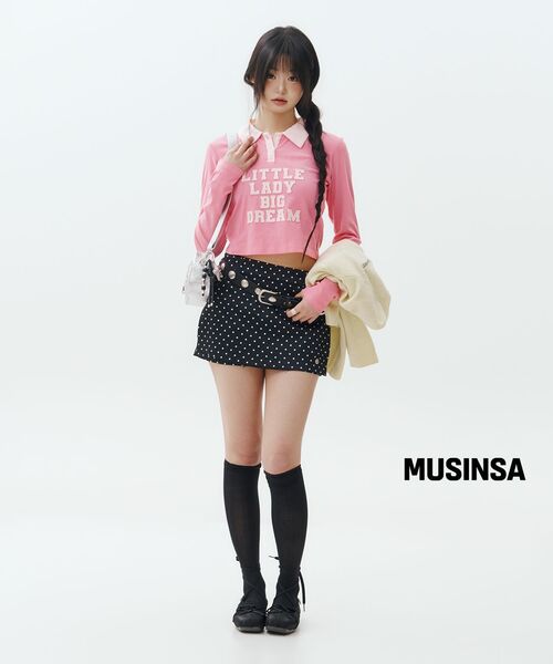 YOUHEE(ユヒ)の「LETTERING LONG SLEEVE PK T-SHIRTS_PINK(Tシャツ/カットソー・レディース・その他・SMALL/MEDIUM)」の9枚目の写真