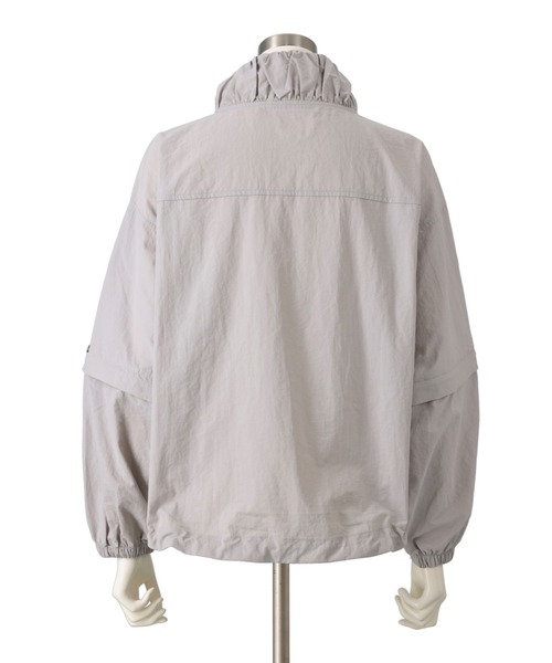 PATRIOT TAXI SELECT(パトリオットタクシーセレクト)の「【KILA MODA】軽量ワッシャー素材2WAYライトブルゾン(ブルゾン・レディース・ブラック/シルバーグレー/ライム・MEDIUM/LARGE/LL/3L)」の11枚目の写真