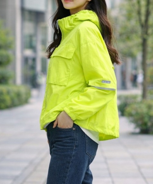 PATRIOT TAXI SELECT(パトリオットタクシーセレクト)の「【KILA MODA】軽量ワッシャー素材2WAYライトブルゾン(ブルゾン・レディース・ブラック/シルバーグレー/ライム・MEDIUM/LARGE/LL/3L)」の15枚目の写真