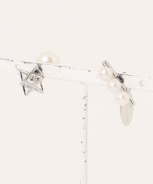 sea,ds mara（シーズマーラ）の「【Sea’ds mara】パールアシメピアス（ピアス（両耳用））」