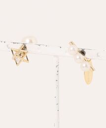 sea,ds mara（シーズマーラ）の「【Sea’ds mara】パールアシメピアス（ピアス（両耳用））」