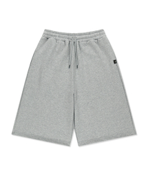 STAMP TAG SHORTS - MELANGE GREY