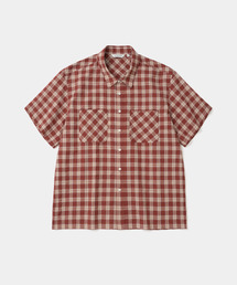 UNIFORM BRIDGE（ユニフォームブリッジ）の「vintage check s/s shirt red check（シャツ/ブラウス）」