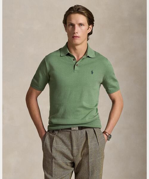 コットン ポロカラー セーター（ポロシャツ）｜POLO RALPH LAUREN