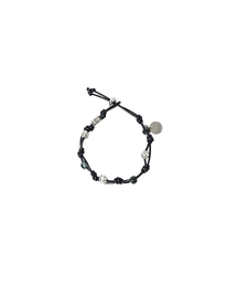 YOUCHE PRET A PORTER（ユッシュプレタポルテ）の「SQ NODE BRACELET 001 Black（ブレスレット）」