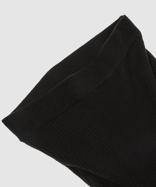 GANNI（ガニー）の「Fine Cotton Rib Crochet Skirt（スカート・レディース・ブラック・M/S）」の3枚目の写真