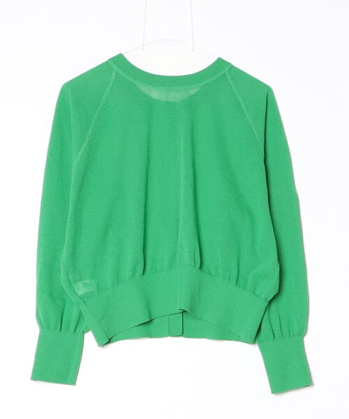 ｟sale3/25まで｠ PRADA 長袖カーディガン グリーン40 ブランド古着】カーディガン（カーディガン/ボレロ）｜green label