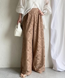 She's Closet（シーズクローゼット）の「ワイド ロング レースパンツ イージーパンツ（その他パンツ）」