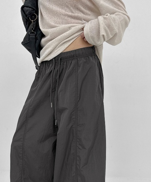BLACKUP（ブラックアップ）の「[MADE] クールナイロンバルーンバンディングパンツ（その他パンツ・レディース・ライトパープル/チャコール・FREE）」の6枚目の写真
