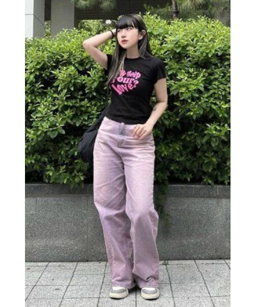 LUVISTRUE(ラヴイズトゥルー)の「PY LUV TEE(BLACK)(Tシャツ/カットソー・レディース・その他・FREE)」の5枚目の写真