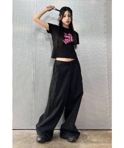 LUVISTRUE(ラヴイズトゥルー)の「PY LUV TEE(BLACK)(Tシャツ/カットソー・レディース・その他・FREE)」の2枚目の写真