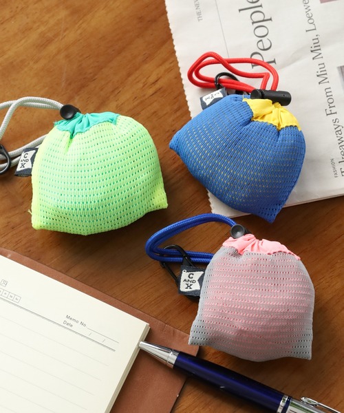 FUNALIVE（ファンアライブ）の「C&X MARKET エコバッグ　ボウル-S（エコバッグ/サブバッグ・メンズ・ネイビー/グリーン・ONE SIZE）」の13枚目の写真