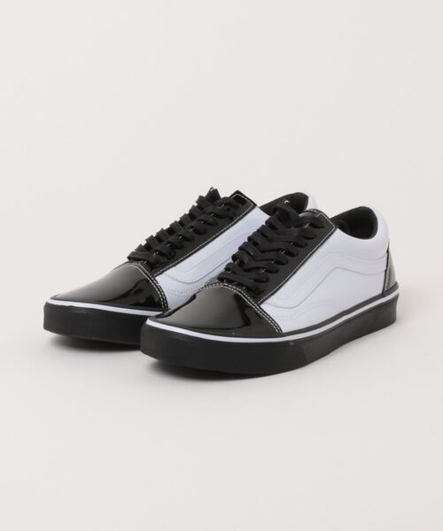VANS(バンズ)の「VANS ヴァンズ OLD SKOOL オールドスクール V36CF PTT WHT/BLK/BLK(スニーカー・メンズ・ホワイト・8/8h/9/9h/10/10h/11/7h)」の1枚目の写真