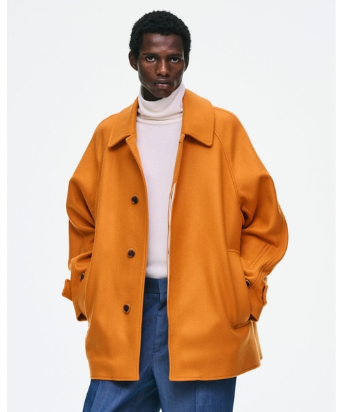 WOOL MELTON SHORT OVERCOAT（ステンカラーコート）｜SOPHNET.（ソフ