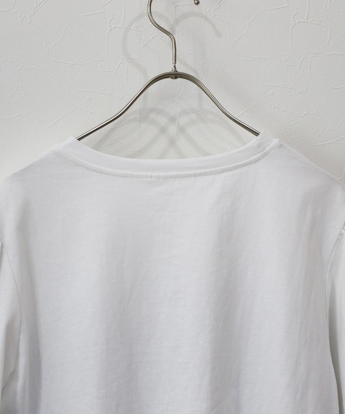 J by blue（ジェイバイブルー）の「レースドッキングロゴTシャツ（Tシャツ/カットソー・レディース・ブラック/ホワイト・MEDIUM）」の21枚目の写真