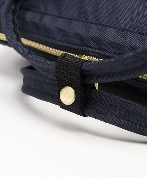 archives（アルシーヴ）の「ポリキャンバスリュックFN（バックパック/リュック・レディース・ブラック/ネイビー・MEDIUM）」の5枚目の写真