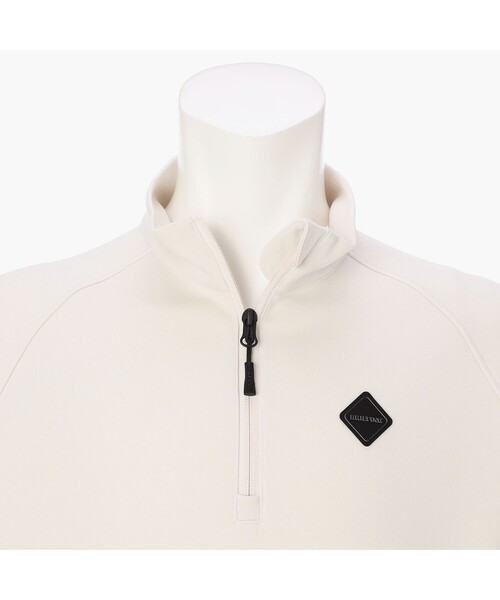 BRIEFING(ブリーフィング)の「【BRIEFING GOLF/ブリーフィングゴルフ】MEN’S BACK PILE HALFZIP TOP(Tシャツ/カットソー・メンズ・アイボリー・L)」の4枚目の写真