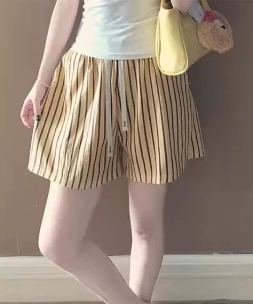ampm（エーエムピーエム）の「ストライプイージーショートパンツ（その他パンツ・レディース・イエロー/ブルー/グリーン・FREE）」の17枚目の写真