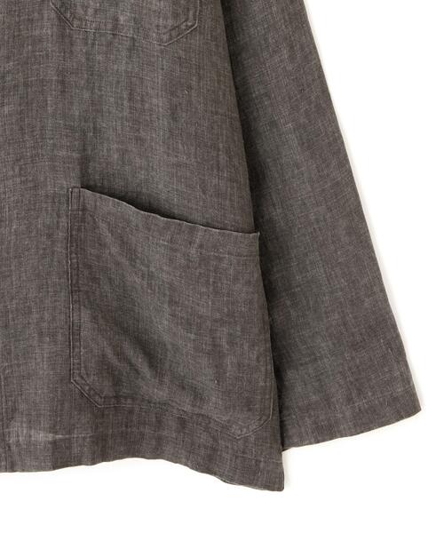 YLEVE(イレーヴ)の「YLEVE / LINEN POPLIN JACKET(テーラードジャケット・メンズ・ブラウン/ブラック系その他・3/4)」の11枚目の写真