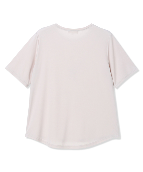 A/C DESIGN BY ALPHA CUBIC(エーシーデザインバイアルファキュービック)の「モチーフプリントTシャツ【ひやツヤ・UVカット・接触冷感・大きいサイズあり】(Tシャツ/カットソー・レディース・ライトグレー/ブラウン・M/L/LL/3L)」の16枚目の写真