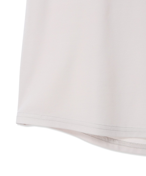 A/C DESIGN BY ALPHA CUBIC(エーシーデザインバイアルファキュービック)の「モチーフプリントTシャツ【ひやツヤ・UVカット・接触冷感・大きいサイズあり】(Tシャツ/カットソー・レディース・ライトグレー/ブラウン・M/L/LL/3L)」の19枚目の写真