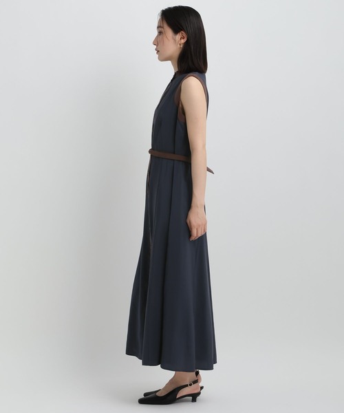 Andemiu(アンデミュウ)の「ハイショクシャツワンピース/1043565(ワンピース・レディース・ベージュ/ネイビー/カーキ・FREE)」の8枚目の写真