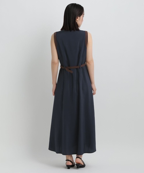 Andemiu(アンデミュウ)の「ハイショクシャツワンピース/1043565(ワンピース・レディース・ベージュ/ネイビー/カーキ・FREE)」の9枚目の写真