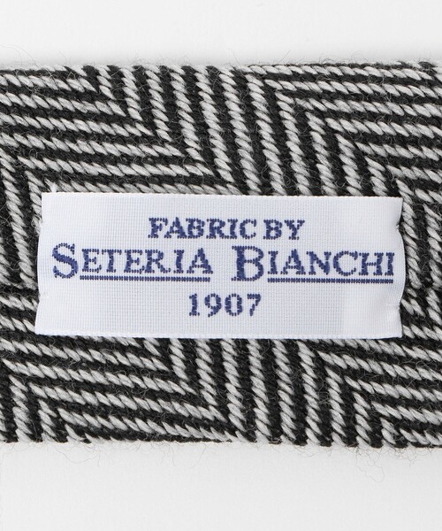 UNITED ARROWS(ユナイテッドアローズ)の「BIANCHI ヘリンボーン ネクタイ(ネクタイ・メンズ・グレー系・FREE)」の6枚目の写真