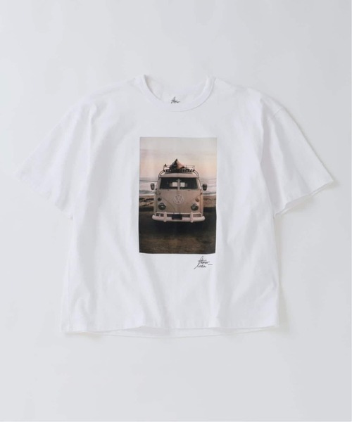 EDIFICE(エディフィス)の「《追加》THOMAS LODIN(トーマス ロディン) 別注 フォト プリント Tシャツ(Tシャツ/カットソー・メンズ・オレンジ/ブルー/ブラック系その他/ブラック/ベージュ・LARGE/MEDIUM)」の3枚目の写真