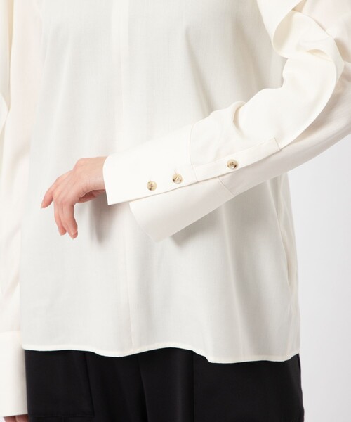 AKIRANAKA(アキラナカ)の「【AKIRANAKA/アキラナカ】別注 Jesusa drape sleeve PO WH(シャツ/ブラウス・レディース・ホワイト・2)」の9枚目の写真