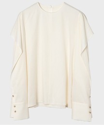 【AKIRANAKA/アキラナカ】別注 Jesusa drape sleeve PO WH