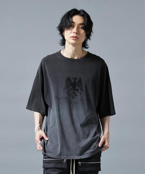 DANKE SCHON(ダンケシェーン)の「DankeSchon/ダンケシェーン/GRADATION RHINESTONE BIRD(Tシャツ/カットソー・レディース・ブラウン/ブラック・M/L)」の3枚目の写真